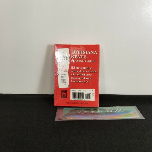 NEW Sealed Greetings from Louisiana Playing Cards Set - w/Official State Facts - Picture 3 of 5